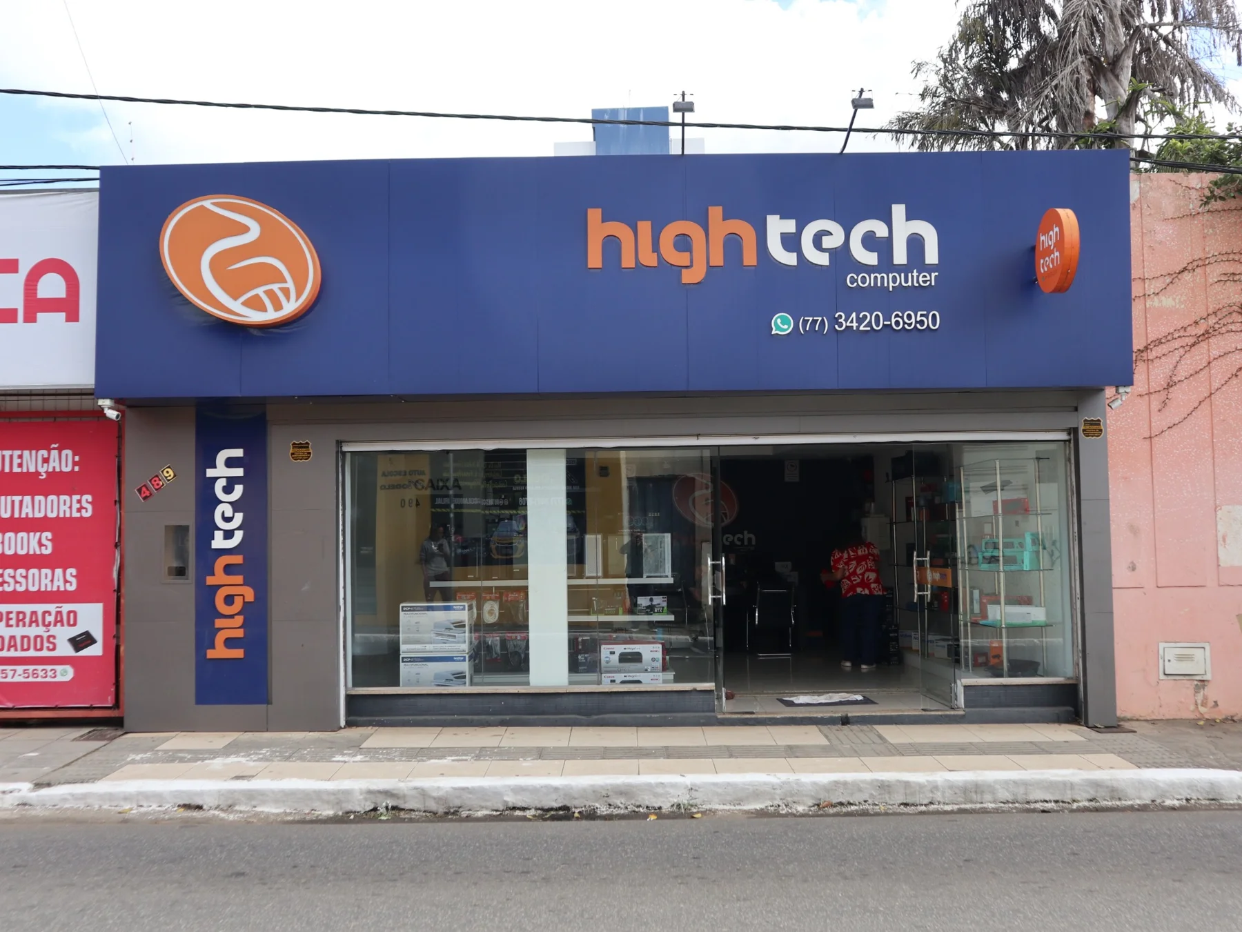 Fachada da Hightech Computer em Vitória da Conquista
